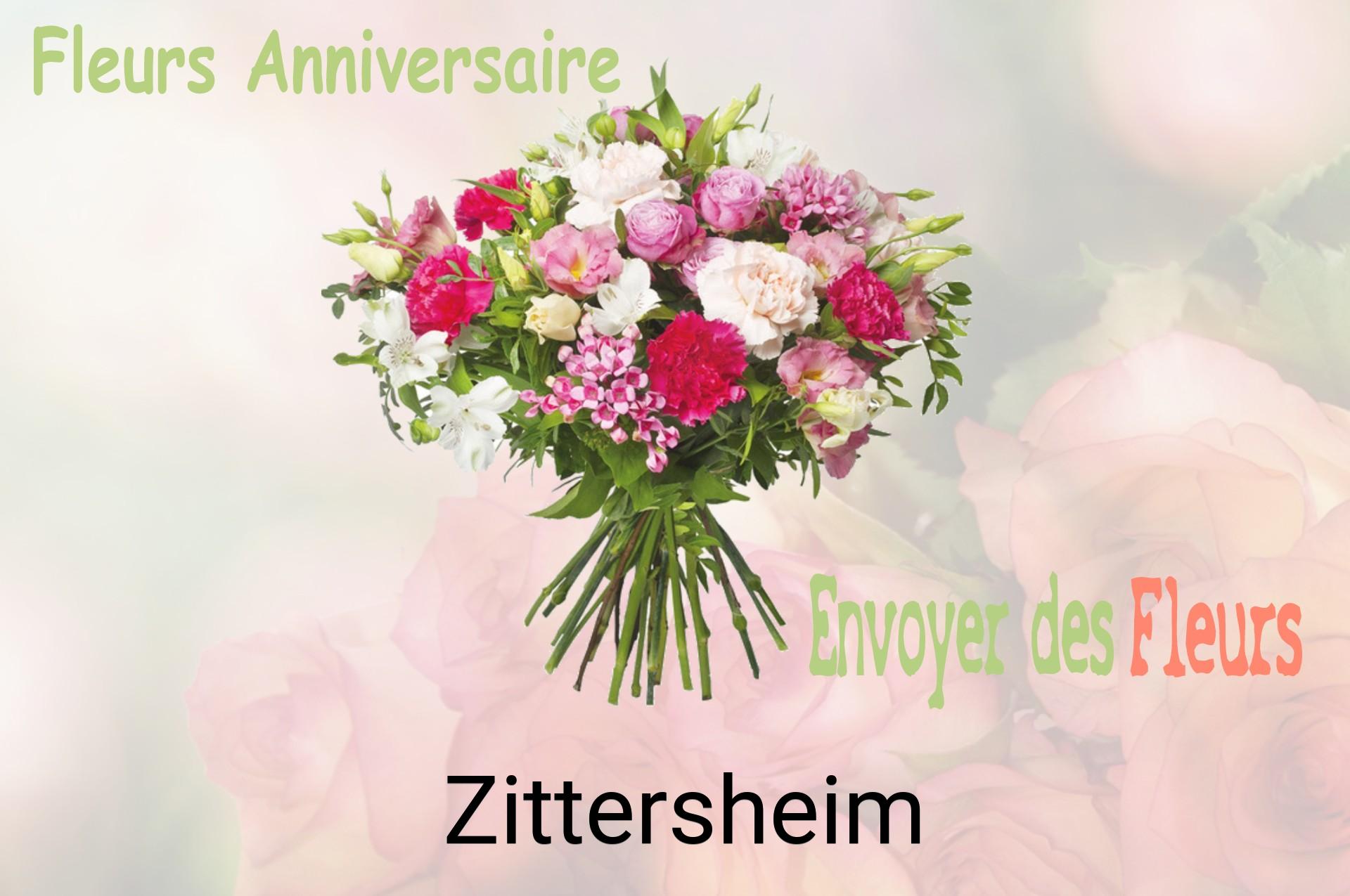 Bouquet de fleurs d’anniversaire livré à Zittersheim
